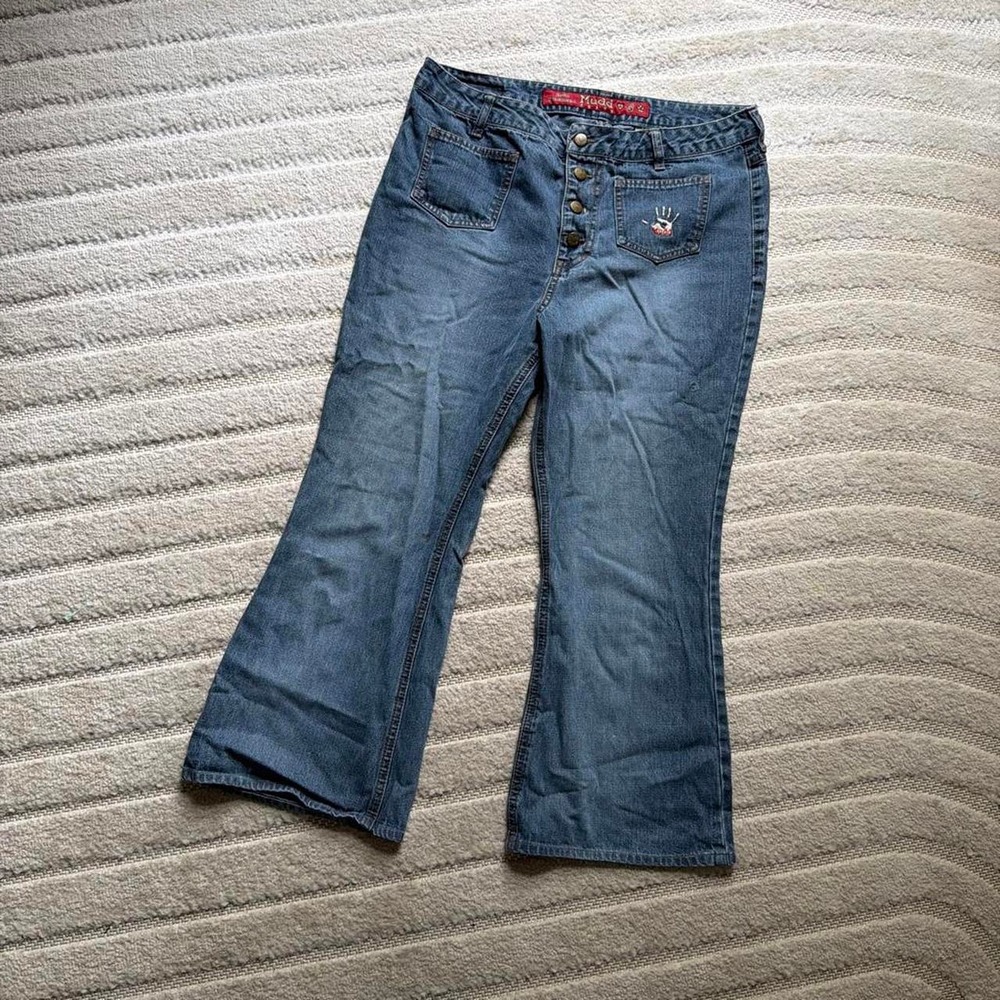 VTG Y2K Mudd blue denim jeans size 32 Punk Skater Streetwear Party